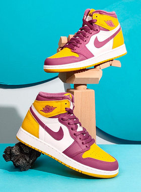 Nike/耐克正品Air Jordan女子GS大童运动篮球鞋575441-711