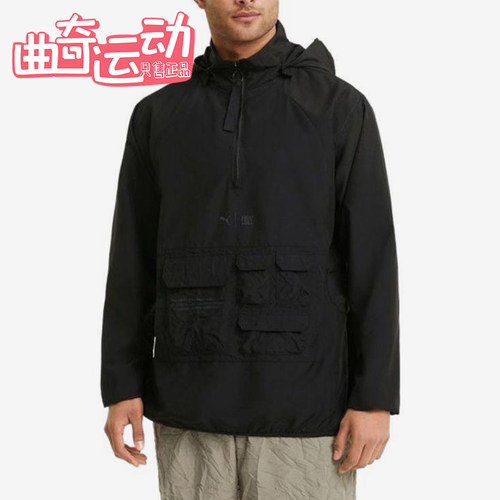 Puma/彪马正品First Mile男士连帽长袖经典户外夹克外套520155-01