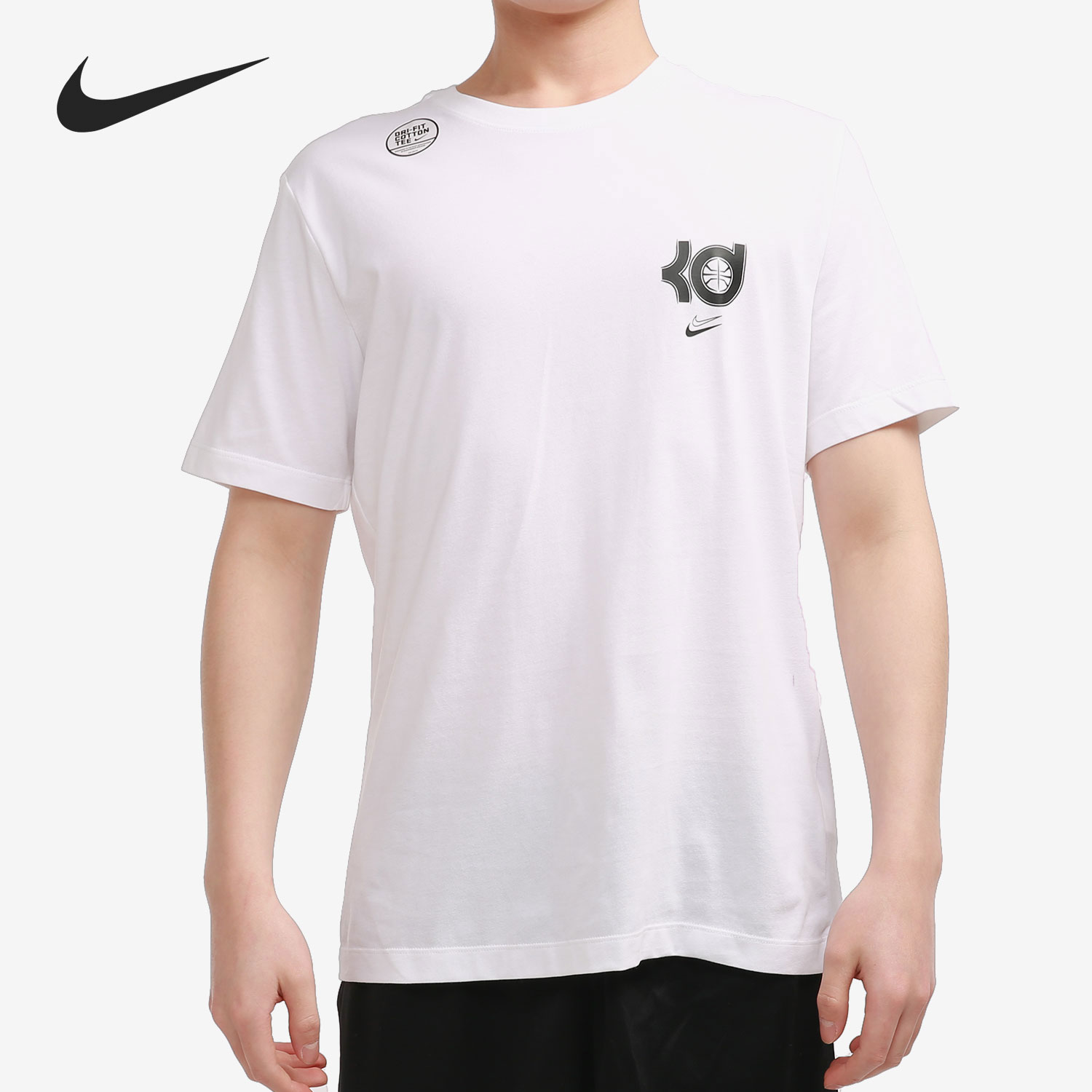 Nike/耐克正品年新款男子简约圆领短袖休闲运动T恤DD0776-100