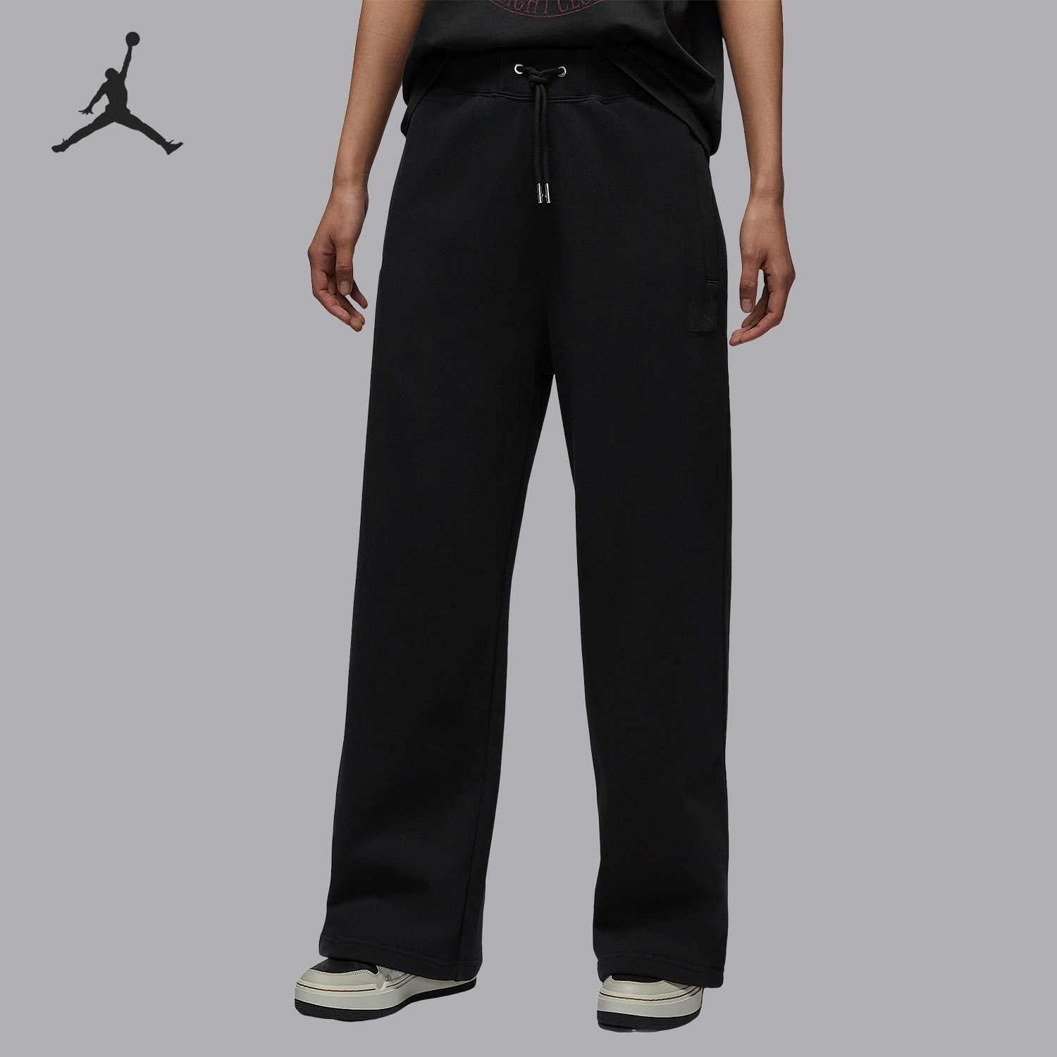 Nike/耐克正品JORDAN女士宽松休闲直筒篮球长裤IB7040-010