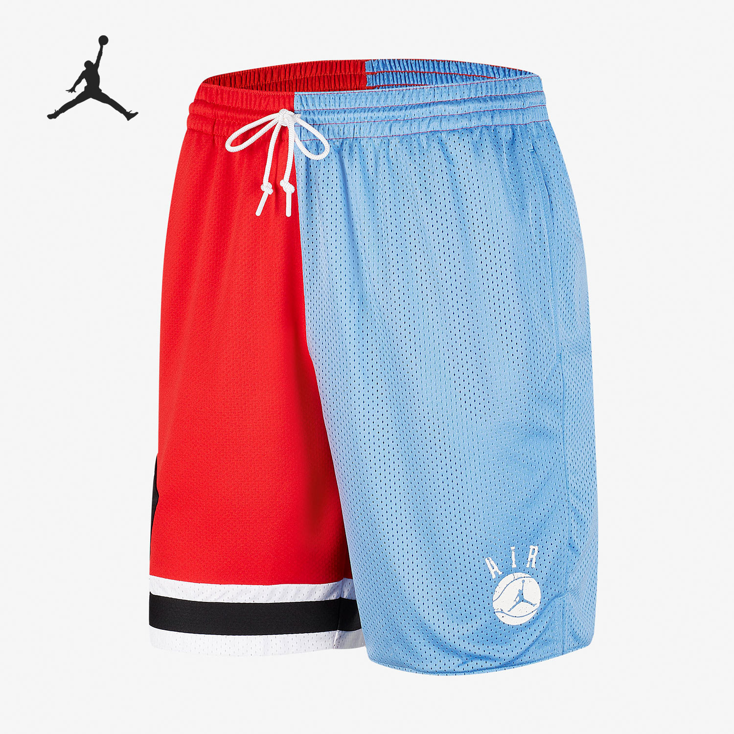 Nike/耐克正品JORDAN男士抽绳拼接休闲运动短裤CZ2505-448