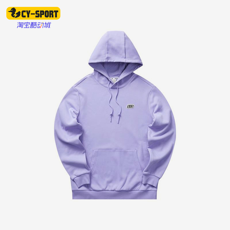 Skechers/斯凯奇正品秋季男女休闲运动透气百搭连帽卫衣 L322U129