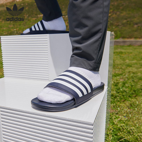 Adidas/阿迪达斯正品DILETTE COMFORT男女居家凉拖鞋GZ5892