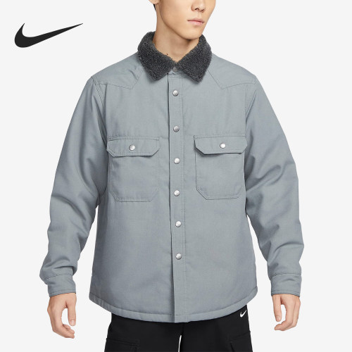 Nike/耐克正品2025冬季款男士翻领运动保暖棉服FQ0513-084
