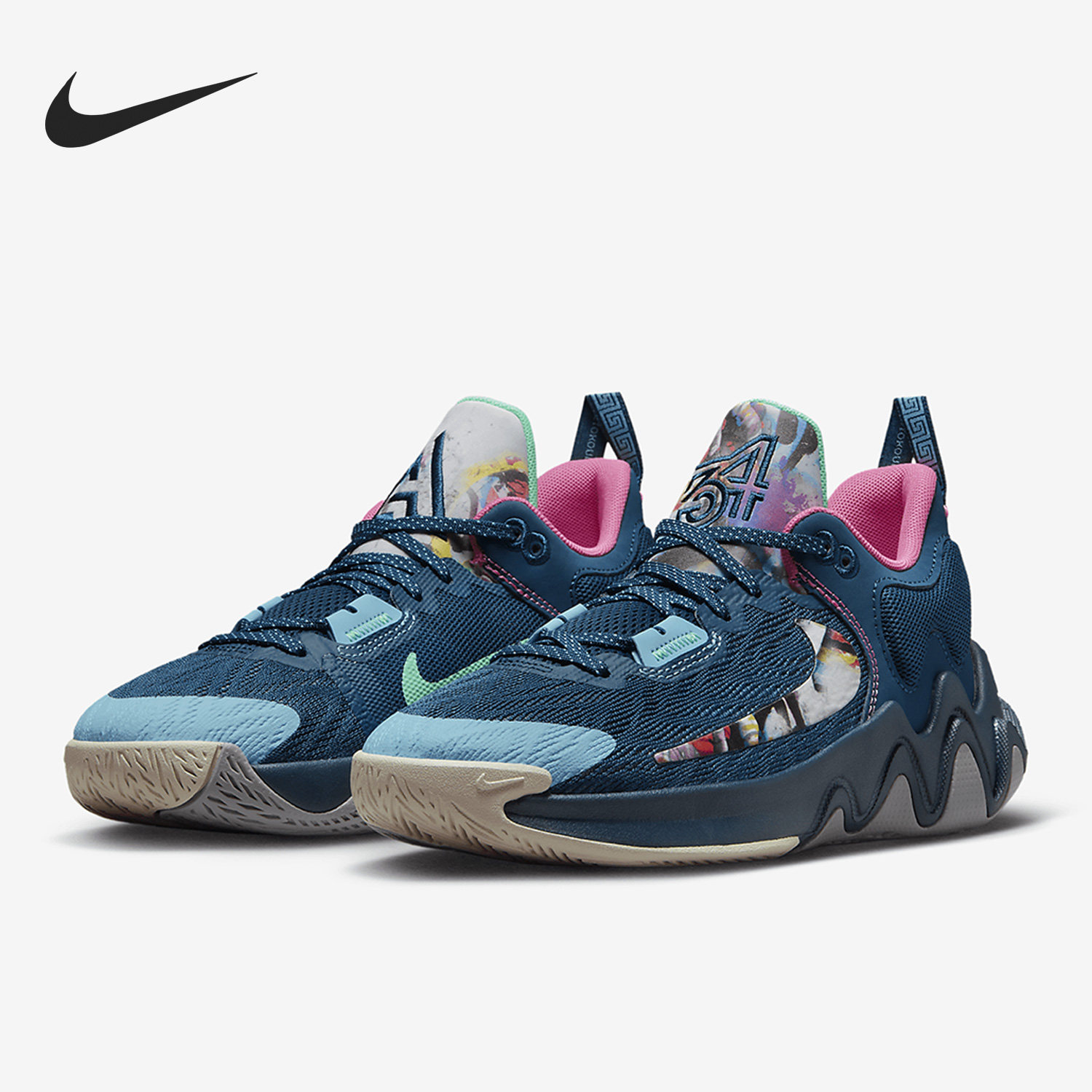 Nike/耐克正品夏季GS女子大童时尚跑步运动篮球鞋FD0213-400