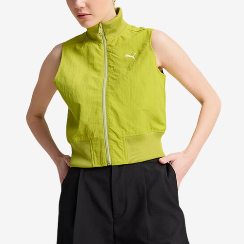 Puma/彪马正品2025夏季款女士透气立领短款运动马甲629828-83