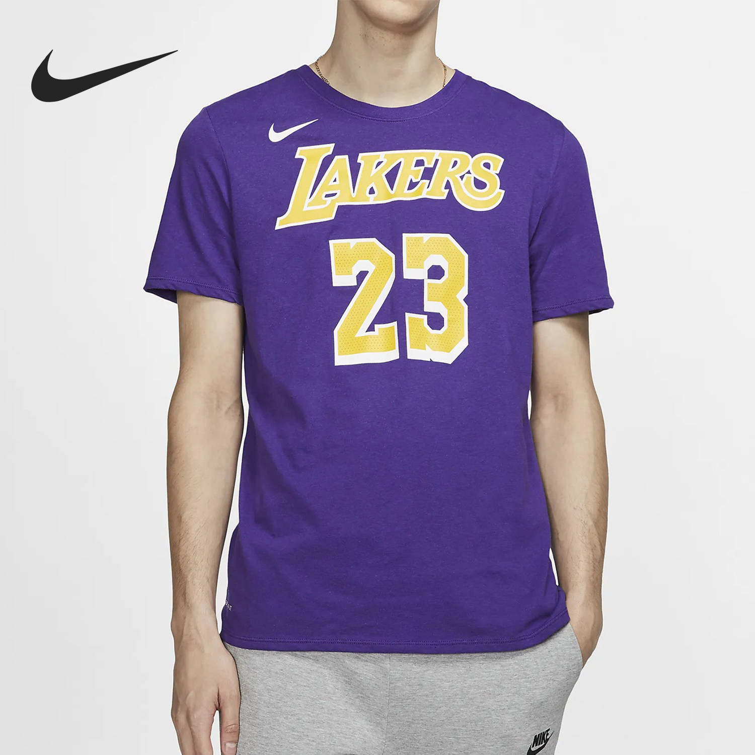 Nike/耐克正品Dri-FIT 男子詹姆斯休闲运动篮球短袖T恤923734