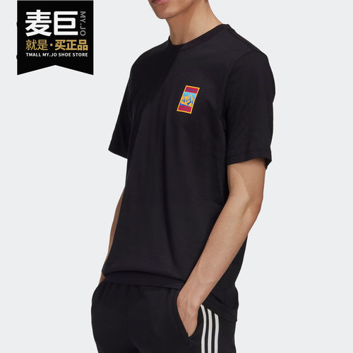 阿迪达斯正品男子gp1118短袖t恤