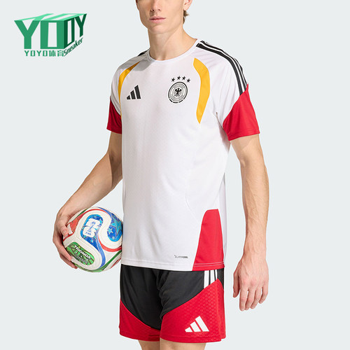 Adidas/阿迪达斯正品2026年男士修身圆领经典运动短袖T恤KB4440