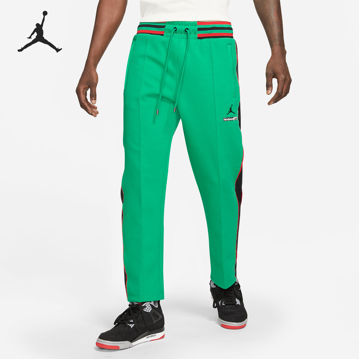 Nike/耐克正品2025秋季男士复古运动条纹针织长裤DC4642-372