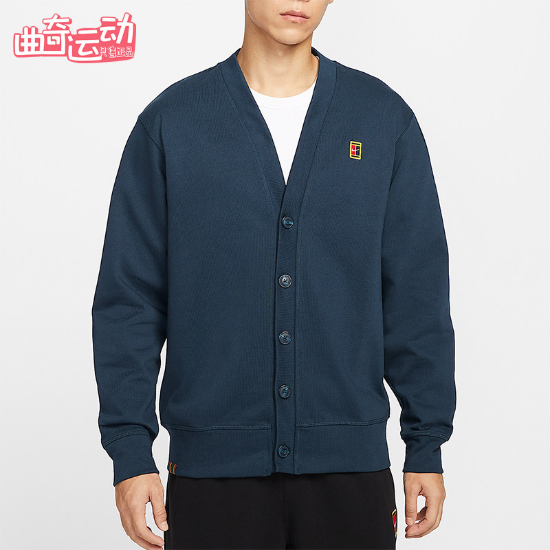 Nike/耐克正品Court Fairway男士长袖针织休闲运动开衫IM9362-478