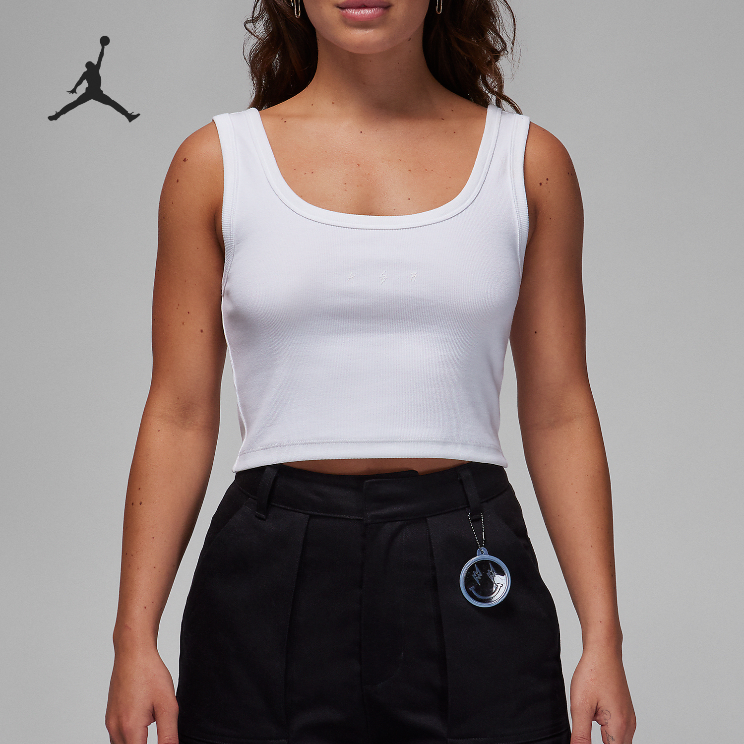 Nike/耐克正品Jordan x J Balvin女士运动无袖背心FJ6148-100
