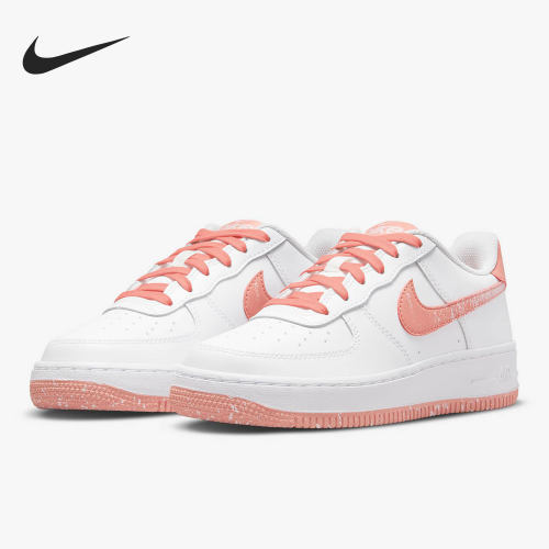 Nike/耐克正品Air Force 1 Low AF1女子GS大童板鞋DM0985-100