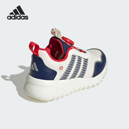 Adidas/阿迪达斯正品新款小童旋转按钮厚底运动跑步鞋JS3090