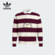 宽松条纹三条纹POLO衫 三叶草男士 KF1867 阿迪达斯正品 Adidas