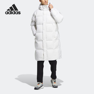 Adidas/阿迪达斯正品冬季新款男女户外运动长款羽绒服HN2128