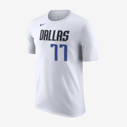 Nike耐克正品达拉斯小牛队男字母数字印花圆领短袖T恤DR6370-103