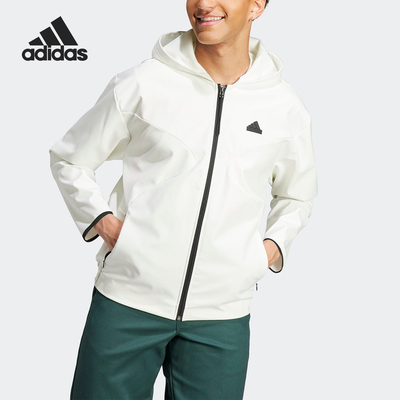 阿迪达斯正品男子连帽外套