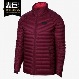 Nike/耐克正品巴塞罗那足球运动训练休闲轻薄保暖羽绒服 AH7431