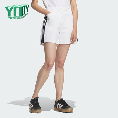 Adidas/阿迪达斯正品夏季女士简约防晒宽松高尔夫运动短裤KD7212