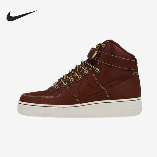 Nike耐克正品Air Force 1男女高帮运动休闲舒适板鞋882096-600