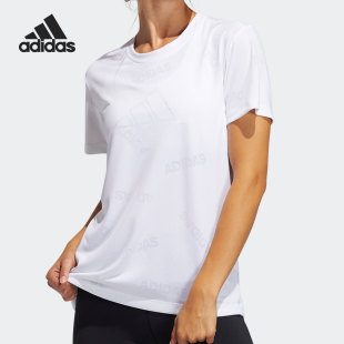 Adidas/阿迪达斯正品春季新款女子训练吸汗圆领T恤短袖GQ9430