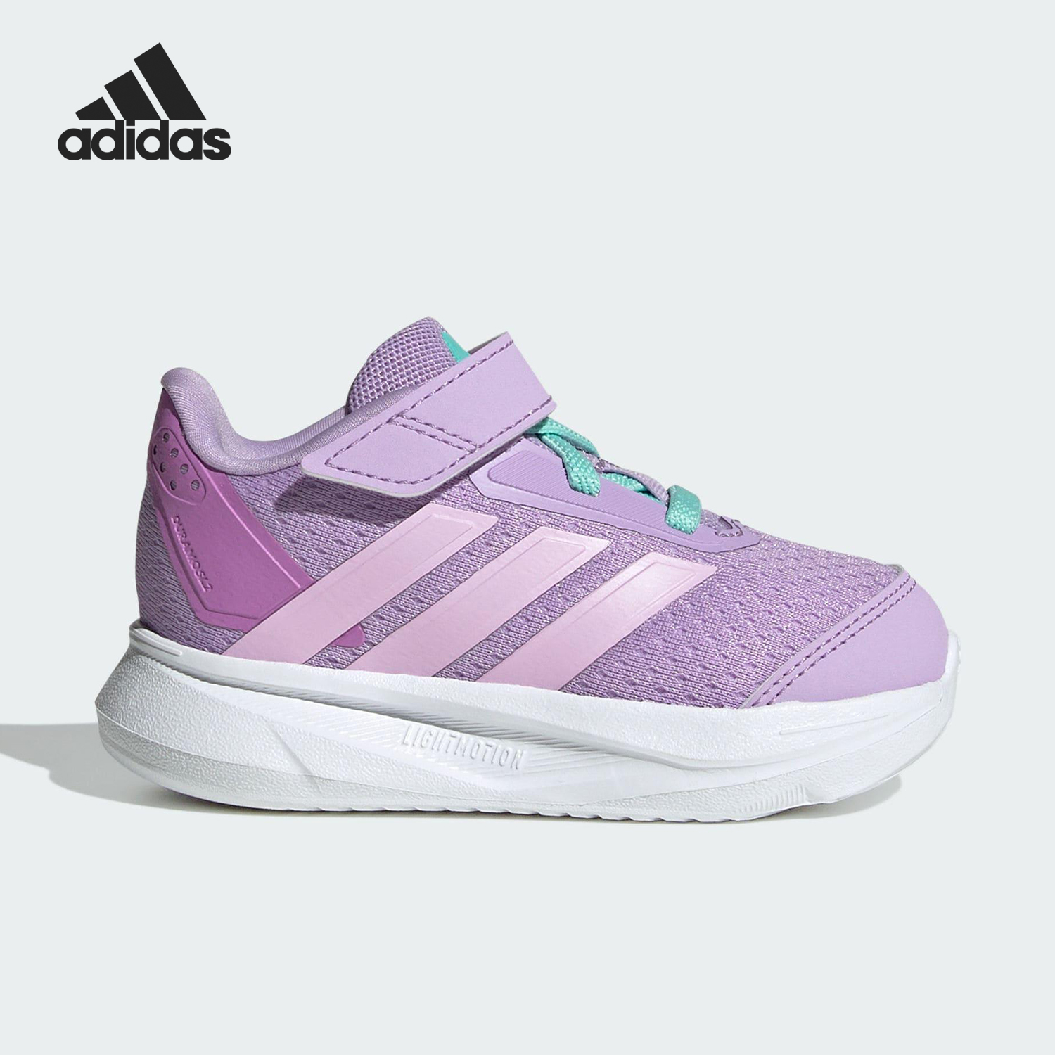 Adidas/阿迪达斯正品2025夏季款婴童透气网眼魔术贴运动鞋JQ3023