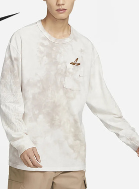 Nike/耐克正品春季新款男子字母印花宽松长袖T恤FD8432-252
