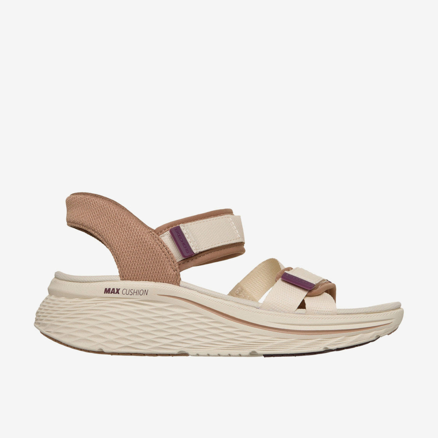 Skechers斯凯奇正品女子沙滩露趾魔术贴休闲凉鞋141631-NTMT