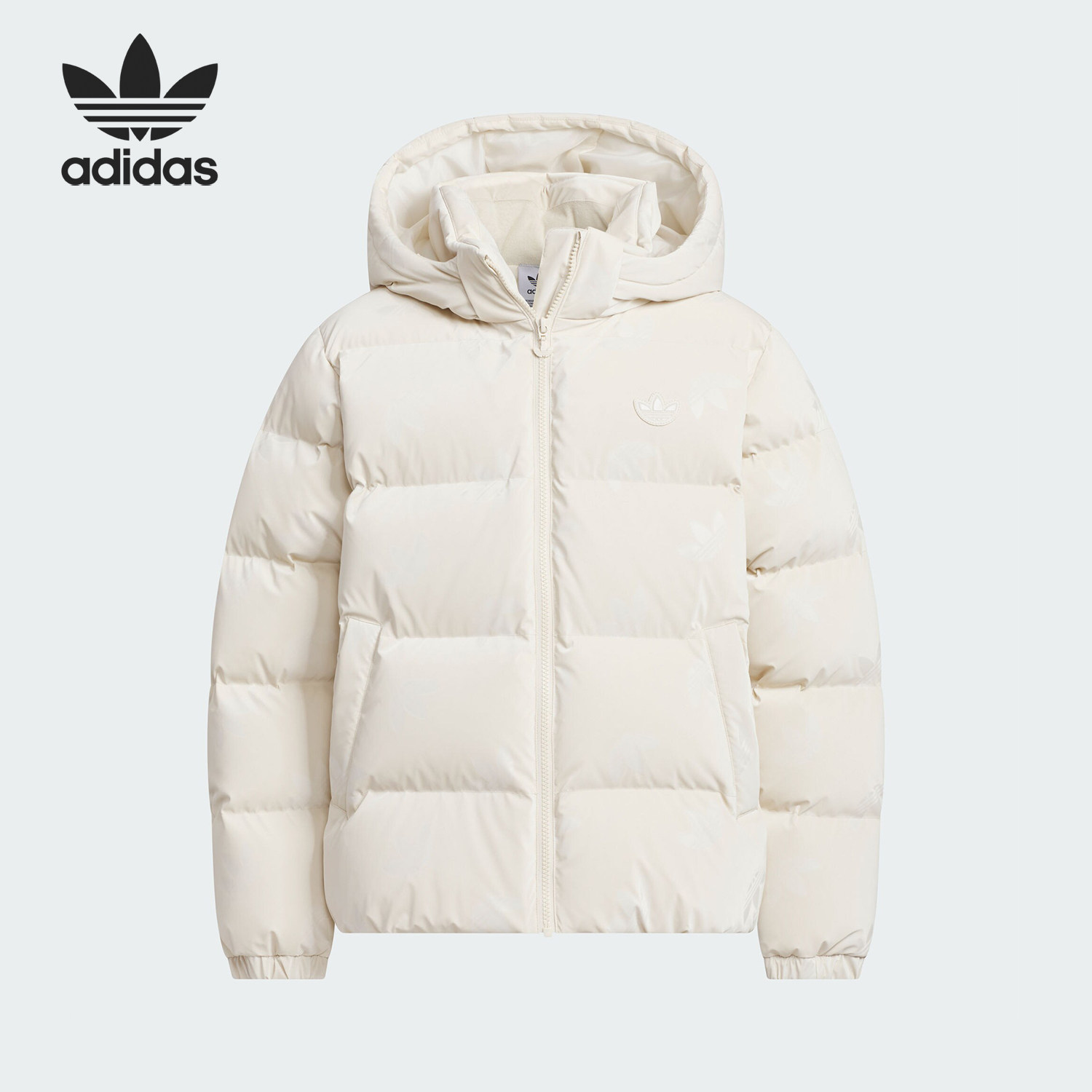 Adidas/阿迪达斯正品三叶草DOWN JACKET大童保暖羽绒服JD6395