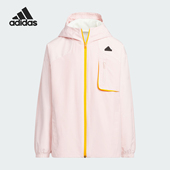 Adidas JKT大童连帽休闲宽松外套JC9375 2IN1 阿迪达斯正品