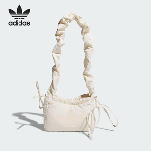 Adidas/阿迪达斯正品三叶草女士经典荷叶边肩带运动单肩包KF2667