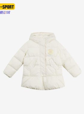 Skechers/斯凯奇正品冬季女童休闲简约保暖中长款羽绒服 L422G014