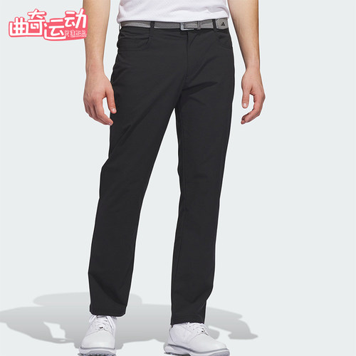 Adidas/阿迪达斯正品2026男士高尔夫梭织训练经典户外长裤KE9529
