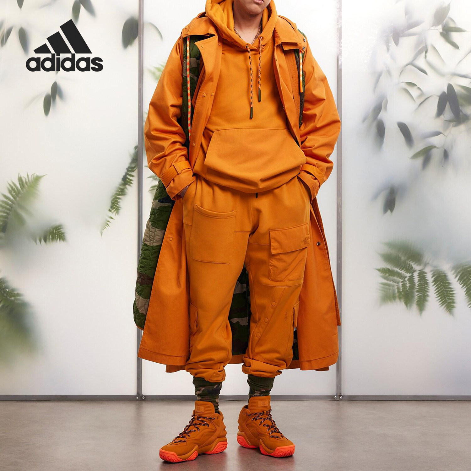 Adidas/阿迪达斯正品IVY PARK 男女双面经典背心二合一外套IC2529