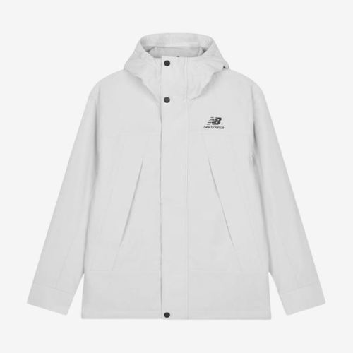 New Balance新百伦正品男款连帽拉链休闲运动夹克AMJ23357-GYM