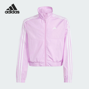 新款 当季 大童拉链休闲宽松外套IR7512 阿迪达斯正品 Adidas