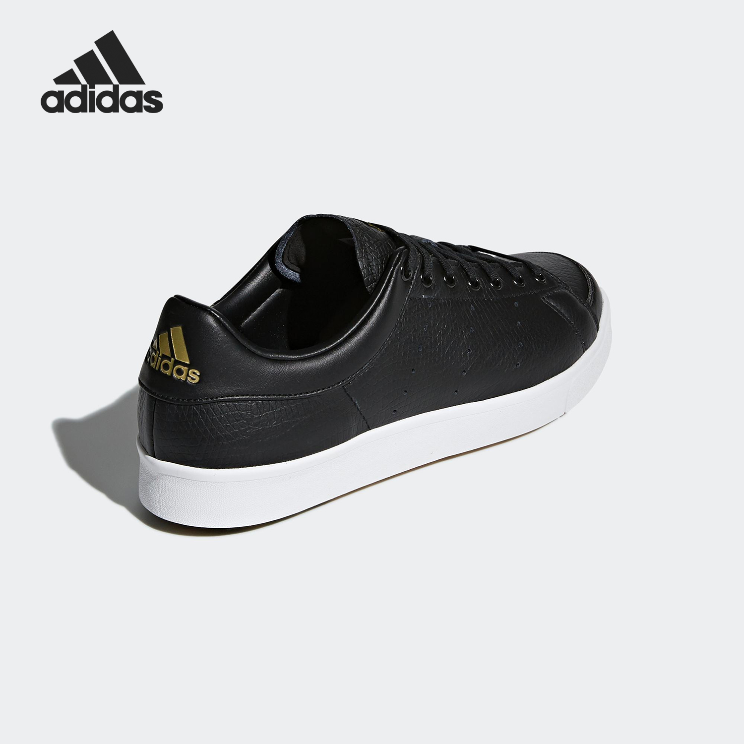 Adidas/阿迪达斯正品运动男士低帮简约耐磨高尔夫板鞋F33778