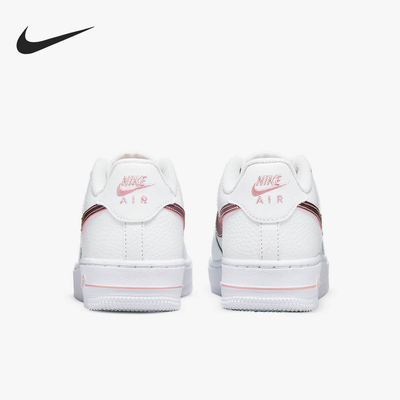Nike/耐克正品Air Force 1 GS女子大童低帮板鞋CT3839-104