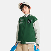 童装 Lining 李宁正品 羽绒服男小大童加厚棒球服保暖运动服YYMS105