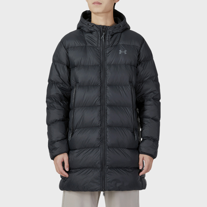 UA/安德玛正品Armour Down Parka男士训练保暖羽绒服1373663-001