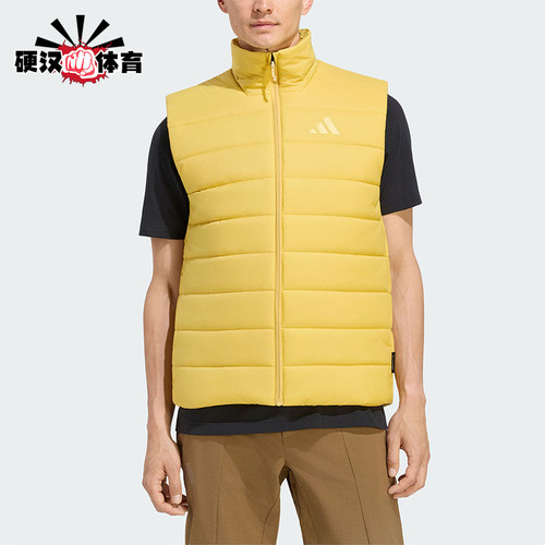 Adidas/阿迪达斯正品男士户外拒水防风保暖夹棉马甲KX8819