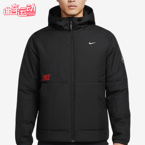 Nike/耐克正品2026春季款男士日常连帽保暖耐穿棉服IQ3715-010