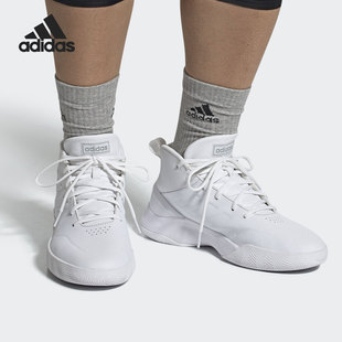 Adidas/阿迪达斯正品OWNTHEGAME 男子高帮耐磨防滑篮球鞋 EE9639