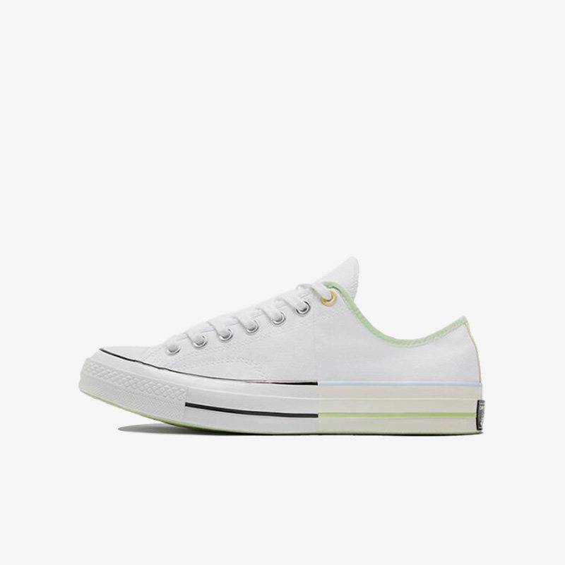 Converse匡威 春季女款1970s解构鸳鸯拼接牛油果帆布鞋171181C