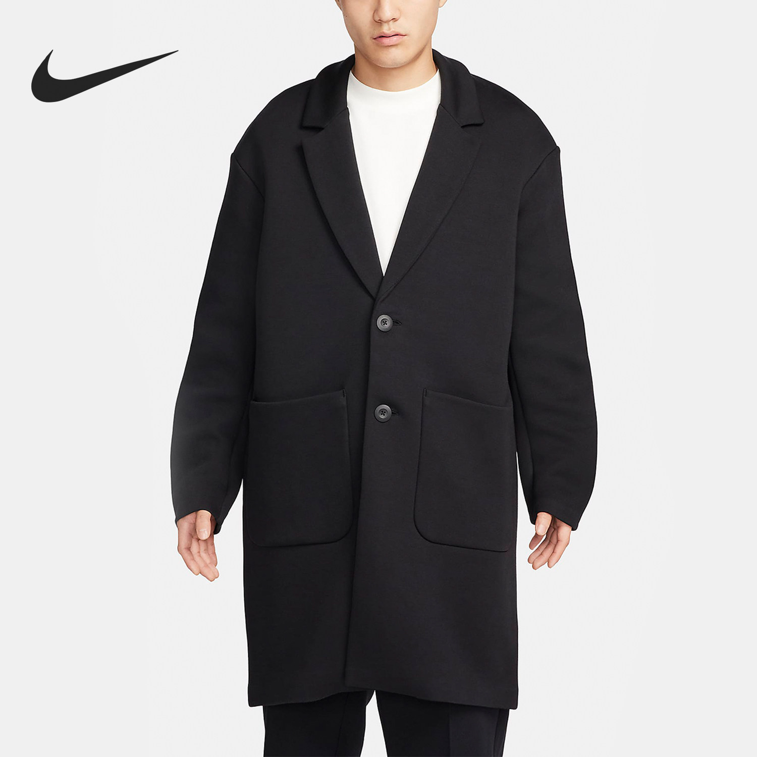 Nike/耐克正品秋季新款男士简约休闲宽松风衣外套FN0602-010