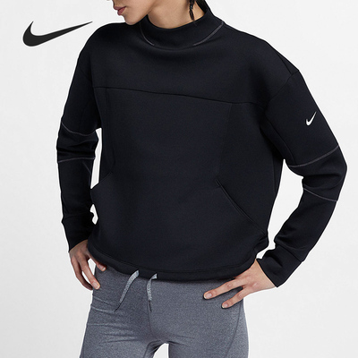 Nike/耐克正品女士运动休闲太空棉保暖套头衫卫衣AQ0190-010
