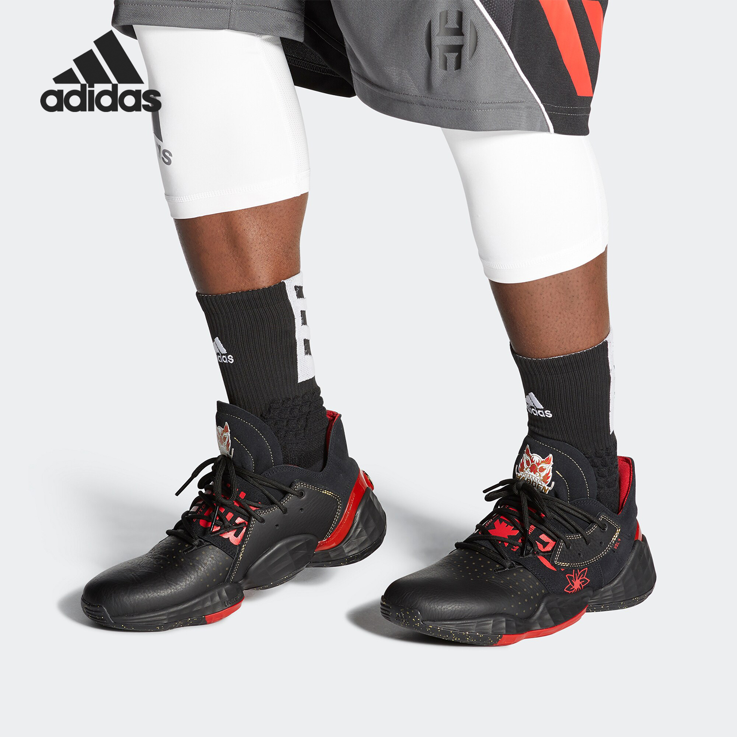 正品哈登骚粉场上实战运动篮球鞋