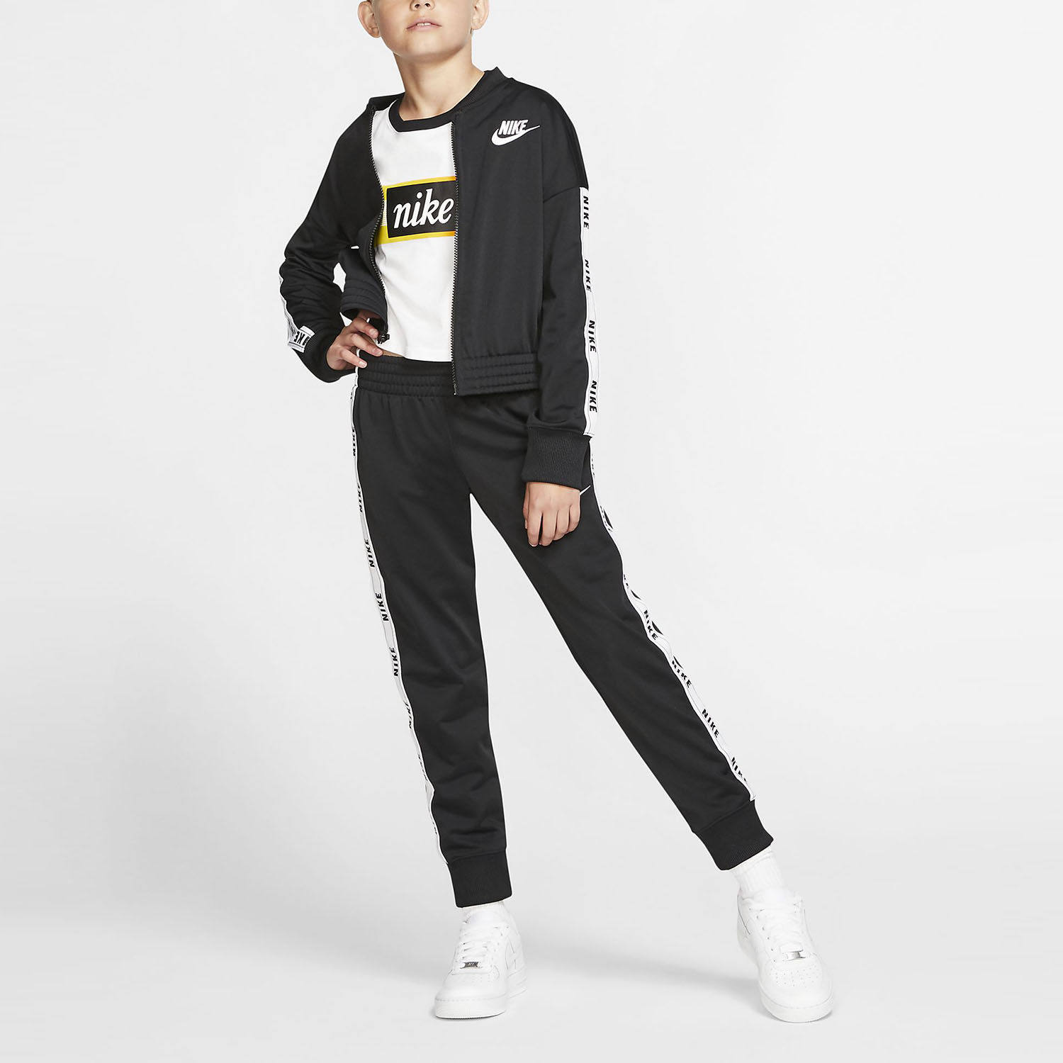 Nike/耐克正品NIKE SPORTSWEAR大童（女孩）运动休闲套装BV2769