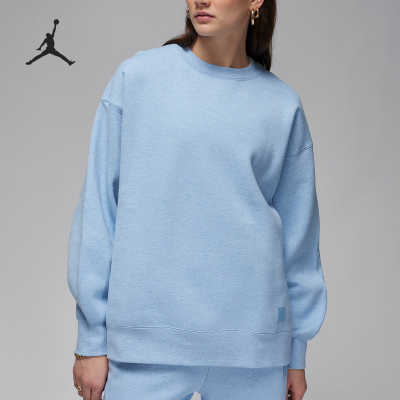 Nike/耐克正品Jordan Flight女士加绒圆领运动卫衣FB5117-436